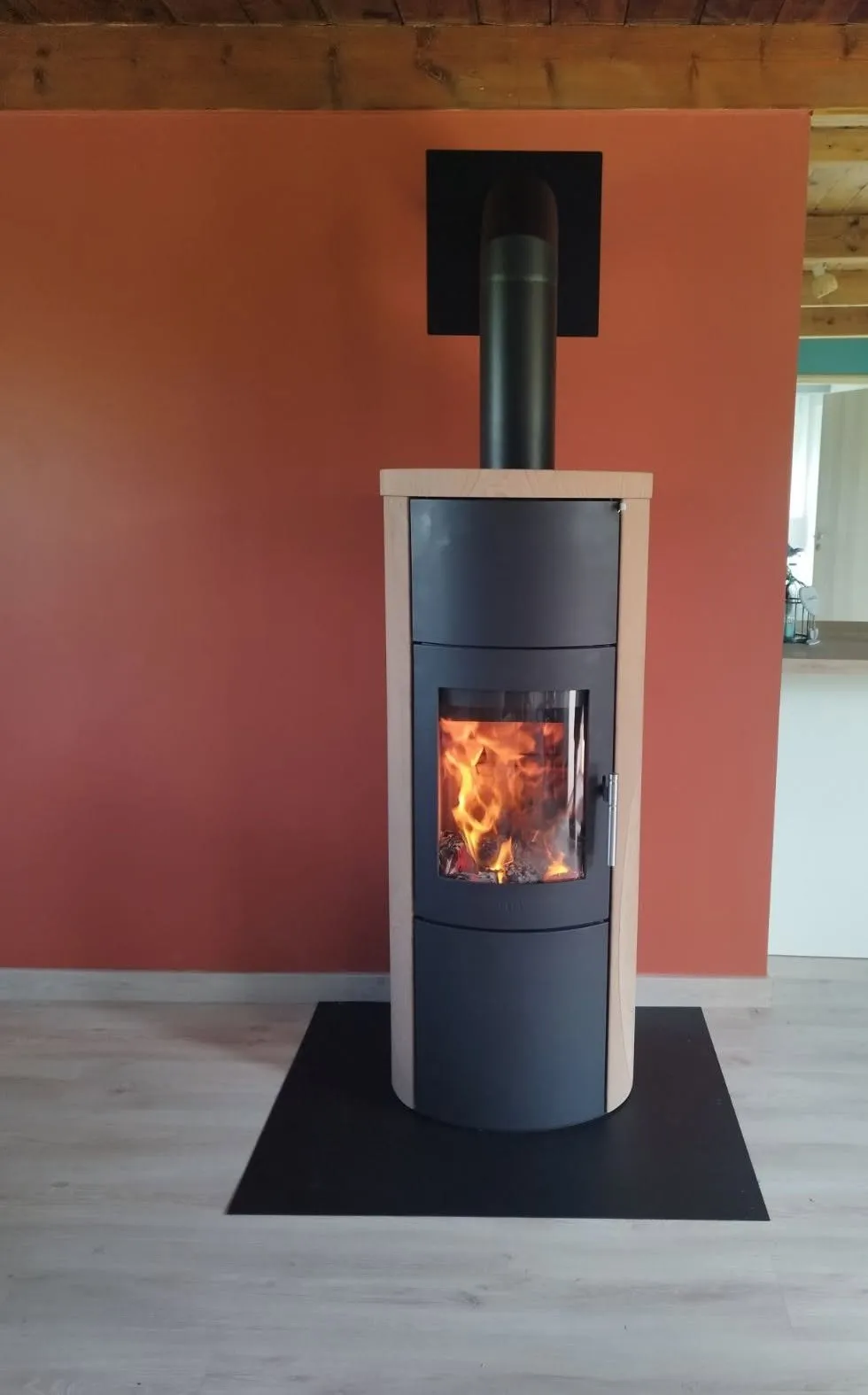 Poêle à bois, installé par FK Énergie